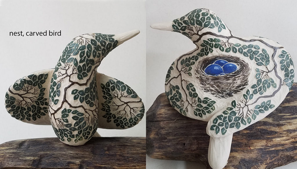 cathy weber - art - clay- woman - montana - ceramic - porcelain - bird