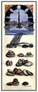cathy - weber - artmaker - art - woman - oil - montana - painting - oil -poem - object - stone - card - notecard