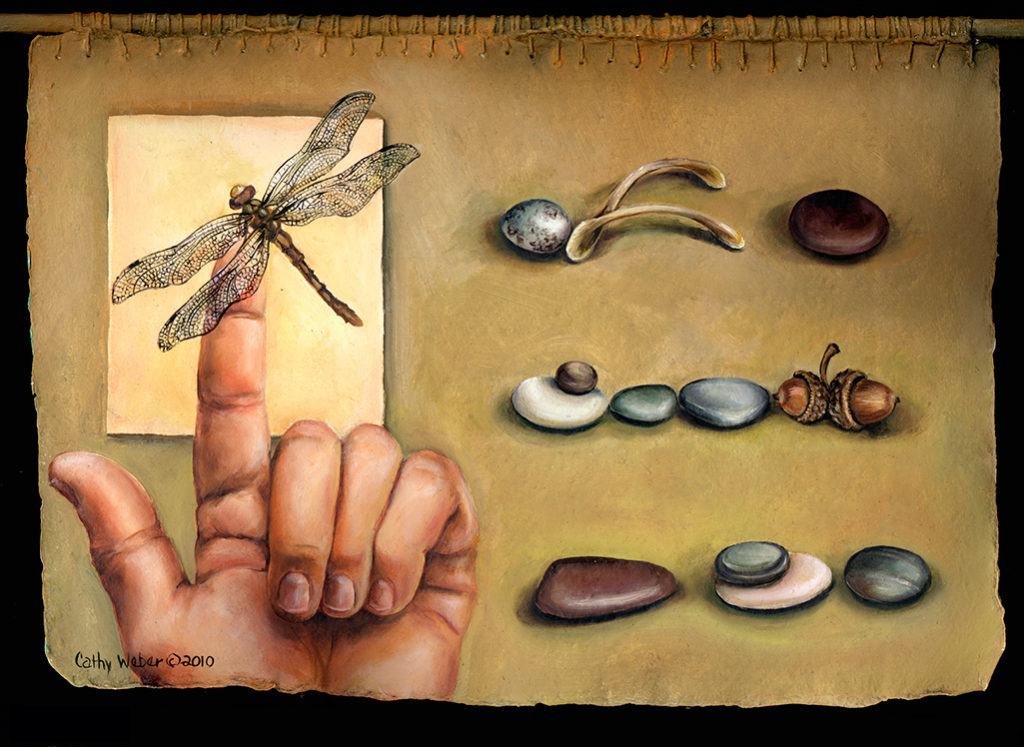 athy - weber - artmaker - art - woman - oil - montana - painting - oil -poem - object - card - notecard