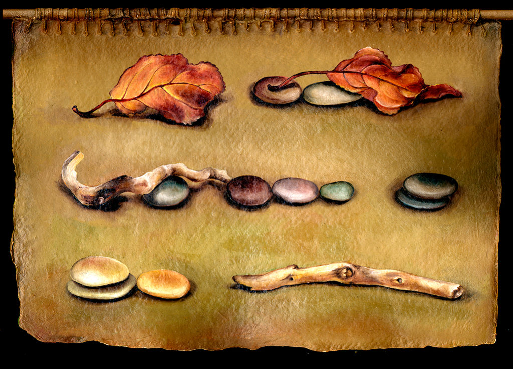 athy - weber - artmaker - art - woman - oil - montana - painting - oil -poem - object - card - notecard