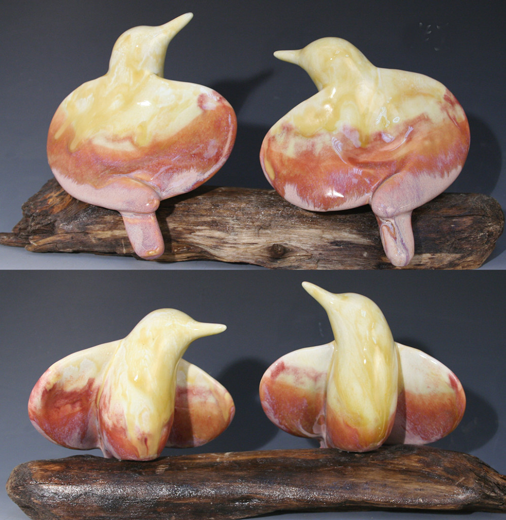 cathy weber - art - clay- woman - montana - ceramic - porcelain - bird