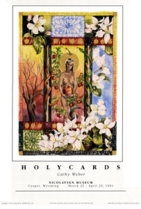cathy weber - art - holy card - holycard - quilt - watercolor - butterfly - cacoon - stitcher - stitch - montana