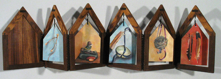 cathy weber - artmaker - montana - woman - oil paint - art - object - artist - book