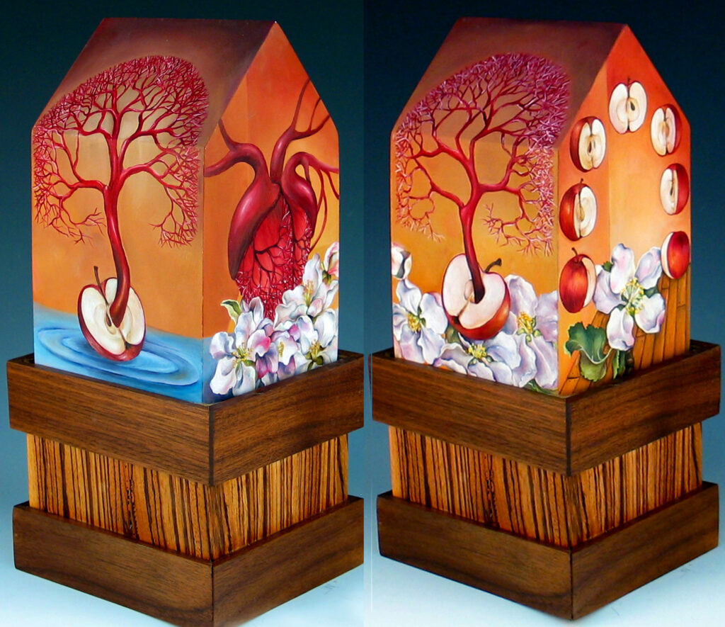 12.005 Red tree house 6.5x4x4″